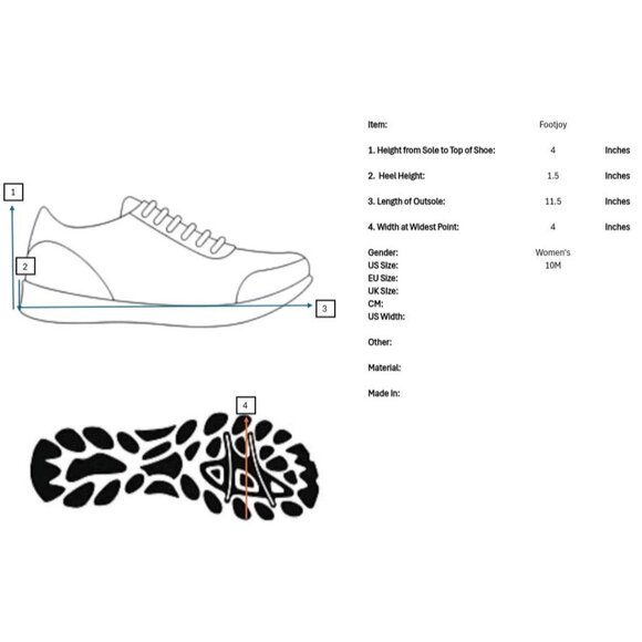 FootJoy Comfort Pink White Golf Shoes Womens 10M Lace Ups Athletic Spikes - Picture 8 of 8